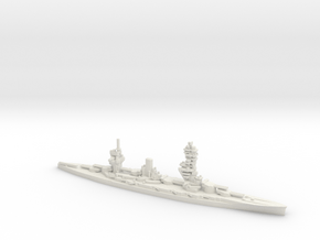 Japanese Fuso-Class Battleship in White Natural Versatile Plastic: 1:600