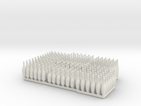 Bottles Ver01 .1:24_ Scale in White Natural Versatile Plastic