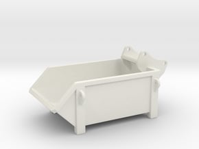 QC80 Schuttmulde 3m³ / container in White Natural Versatile Plastic: 1:50