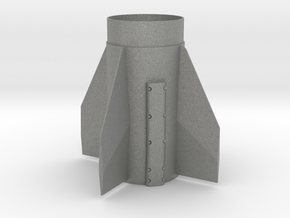 Patriot Missile BT60 Fin Unit for 24mm motors in Gray PA12