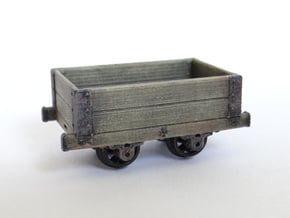 Aberllefenni Box Wagon (x3) in Tan Fine Detail Plastic
