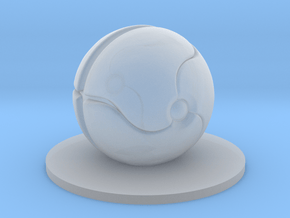 Metroid Samus Morph Ball miniature games rpg base in Tan Fine Detail Plastic