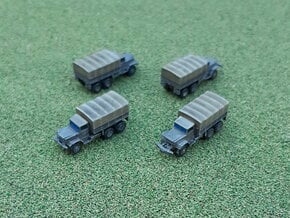 M125 & M125A1 Heavy Trucks 1/285 in Tan Fine Detail Plastic
