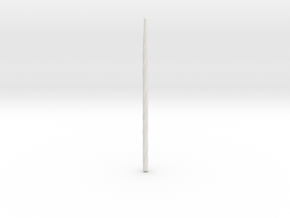 Candy-Cane Drumstick (5A, round-tip) in White Natural Versatile Plastic