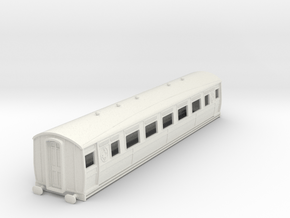 0-87-ltsr-ealing-3rd-class-coach in White Natural Versatile Plastic