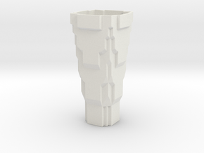 Vase 1547 in White Natural Versatile Plastic