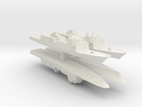 Fincantieri FFG(X) Wargaming x4 in White Natural Versatile Plastic: 1:2400