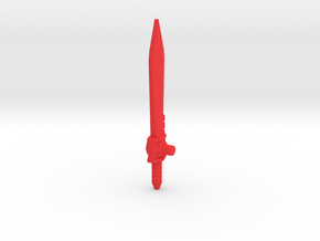 Grimlock Energo Sword in Red Processed Versatile Plastic: Medium