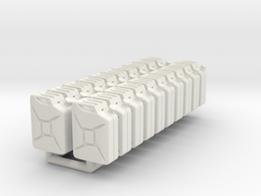 Jerry Can 01.1:35 Scale in White Natural Versatile Plastic