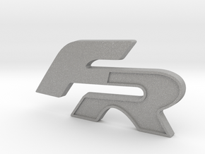 Pre-Facelift Front Grill S Badge FR Logo - Filled in Aluminum