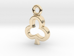 Club Charm / Pendant / Trinket in 14K Yellow Gold