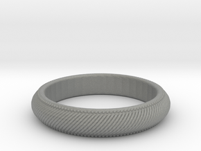 Ribbon Ring  in Gray PA12