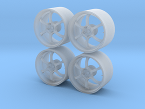 1/24 - 18'' Advan RG-D - modell car wheel (female) in Tan Fine Detail Plastic