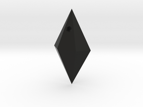 gmtrx lawal irregular hexagonal bipyramid in Black Premium Versatile Plastic