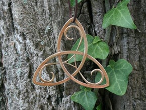 Celtic Pendant in Natural Bronze