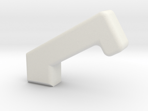 Warthog Throttle Extended Handle in White Natural Versatile Plastic