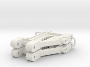 1731 replacement front arms for Traxxas in White Natural Versatile Plastic