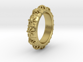 Decorative Ring  in Natural Brass