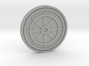 Dharma Wheel Coin in Aluminum