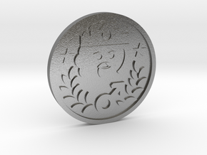 The Emperor Coin in Natural Silver
