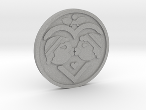 The Lovers Coin in Aluminum