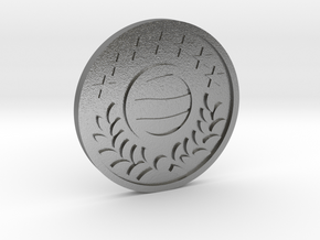 The World Coin in Natural Silver