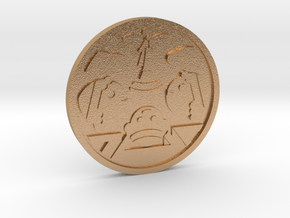 Judgement Coin in Natural Bronze