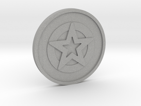 Ace of Pentacles Coin in Aluminum