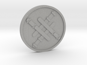 Four of Wands Coin in Aluminum