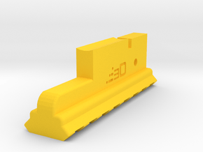 Lower Picatinny Rail for AUG (8-Slots) in Yellow Processed Versatile Plastic
