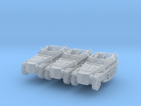 Sdkfz 250/5 A (x3) 1/200 in Smooth Fine Detail Plastic