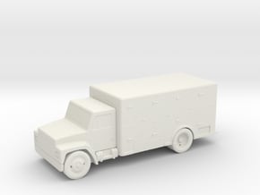 HO Scale Ice Truck in White Natural Versatile Plastic