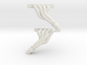 Monster Jam Styled SMT10 Headers (pair) in White Natural Versatile Plastic