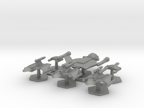 7000 Scale Romulan Fleet Hawk Refit Core Coll. MGL in Gray PA12