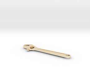 Crescent Wrench in 14K Yellow Gold