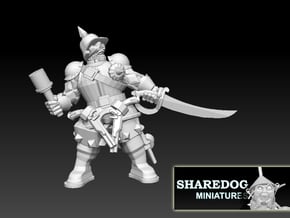 Character Series: Undead Officer in White Natural Versatile Plastic