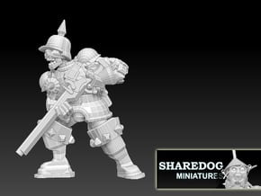 Character Series: Undead Musketeer in White Natural Versatile Plastic