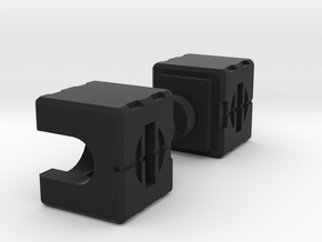 MP Cliffjumper Shoulders for Xtransbot Toro in Black Premium Versatile Plastic