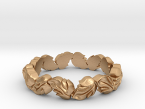 Beautiful leaf band size 6.5 in Natural Bronze