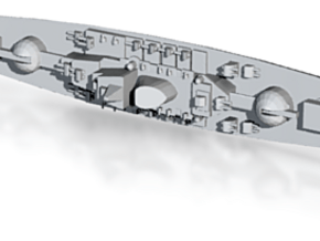 1/1800 Scale USSR 1950s Super Battleship K-1000 in Tan Fine Detail Plastic