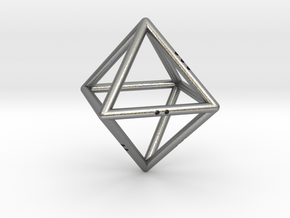 Octahedron in Natural Silver