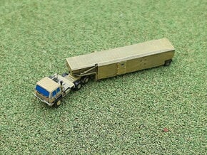 THAAD EEU Semitrailer  FMTV M1088 Tractor 1/285 in Smooth Fine Detail Plastic
