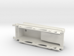 LCDR Europa class tender 4mm scale in White Natural Versatile Plastic