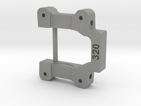 NIX91-320 (3.0* toe-in, 0* anti-squat) in Gray PA12