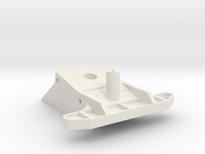 Tamiya Falcon upper bulkhead d part in White Natural Versatile Plastic