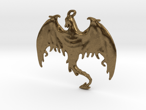 Dragon-Pendant in Natural Bronze