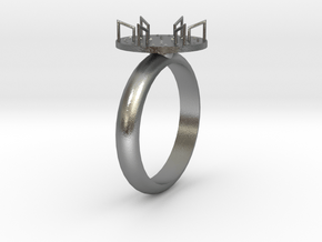 Merry-Go-Round Ring in Natural Silver