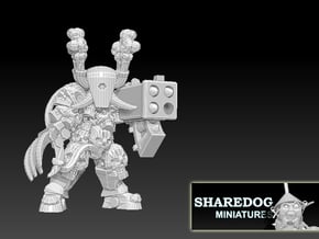 Character Series: Destroyer Bazooka in White Natural Versatile Plastic