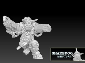 Character Series: Destroyer Charging in White Natural Versatile Plastic