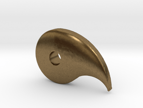 Magatama  in Natural Bronze